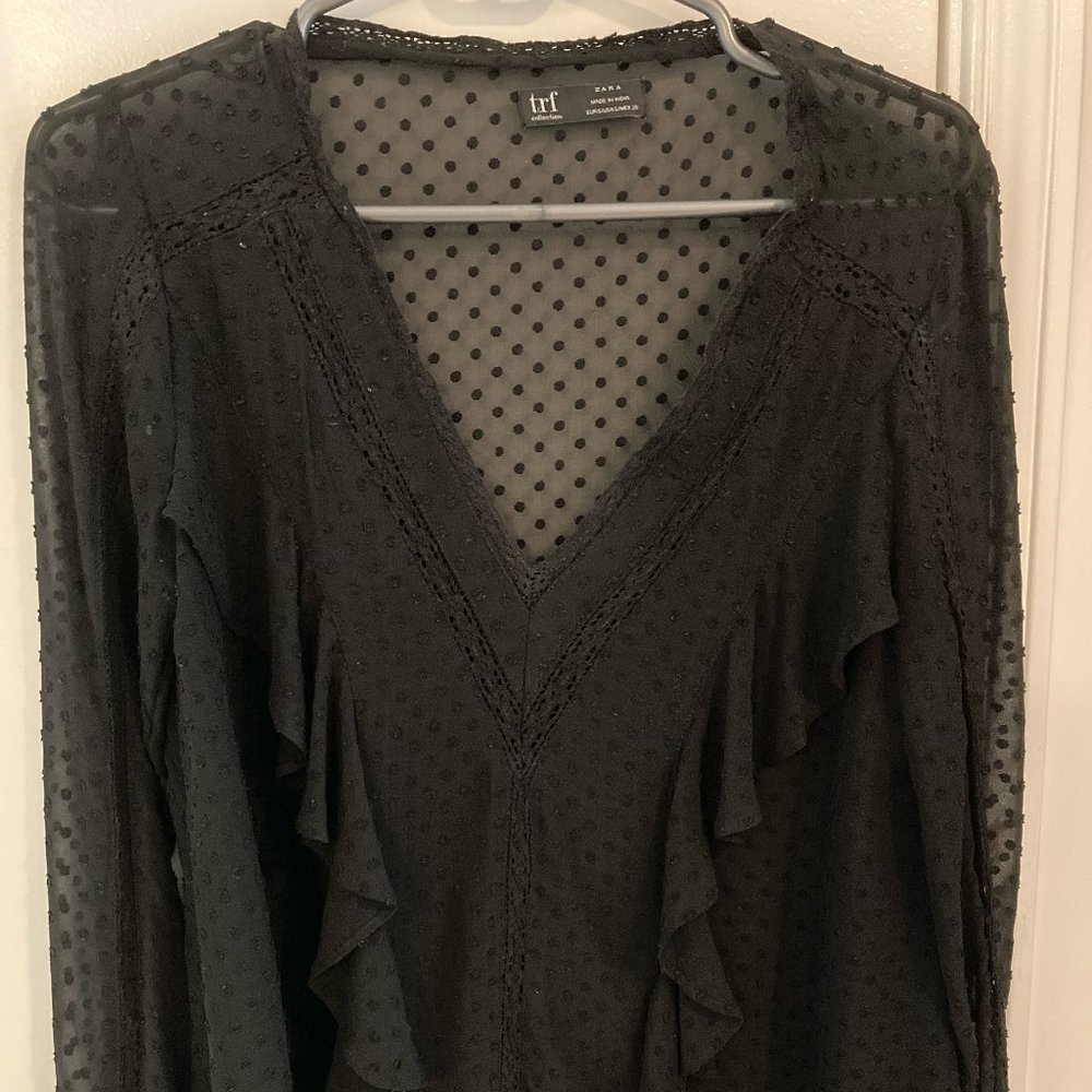 Zara long sleeve blouse